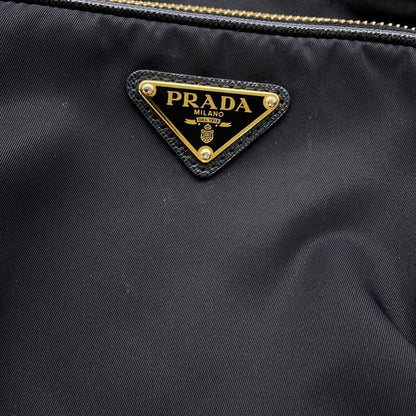 Prada Saffiano Nylon Handbag 1Bg308 Prada 2-Way Shoulder Bag Black