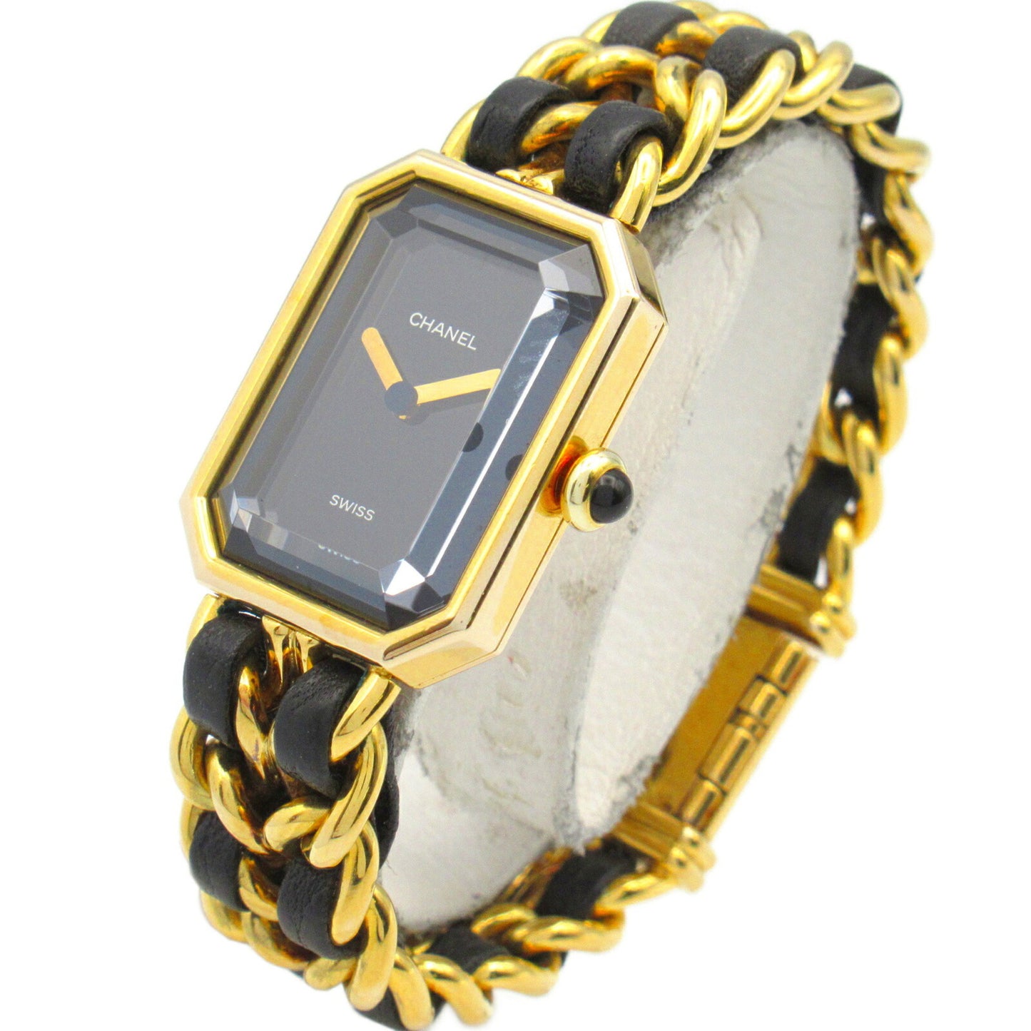 Chanel Premiere S Watch Gp (Gold Plated) Leather