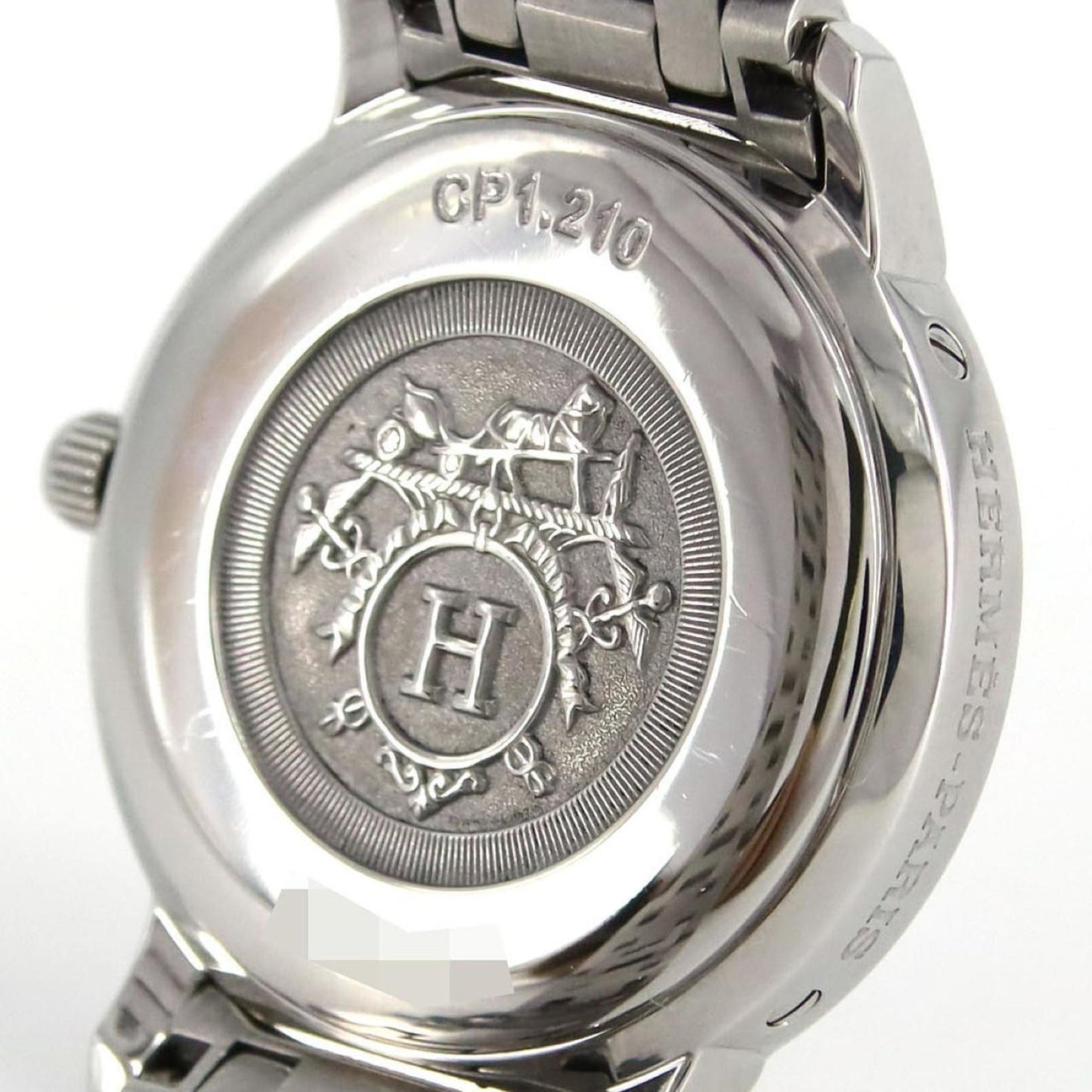 Hermes Clipper Classic Cp1.210 Ss Quartz Watch