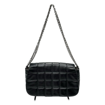 Chanel Chocobar Handbag In Black Lambskin