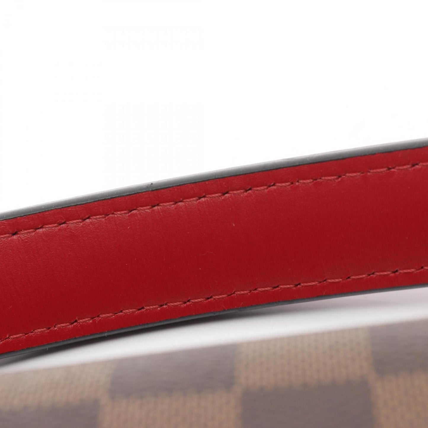 Louis Vuitton Bobur Damier Ebene Scarlet Handbag