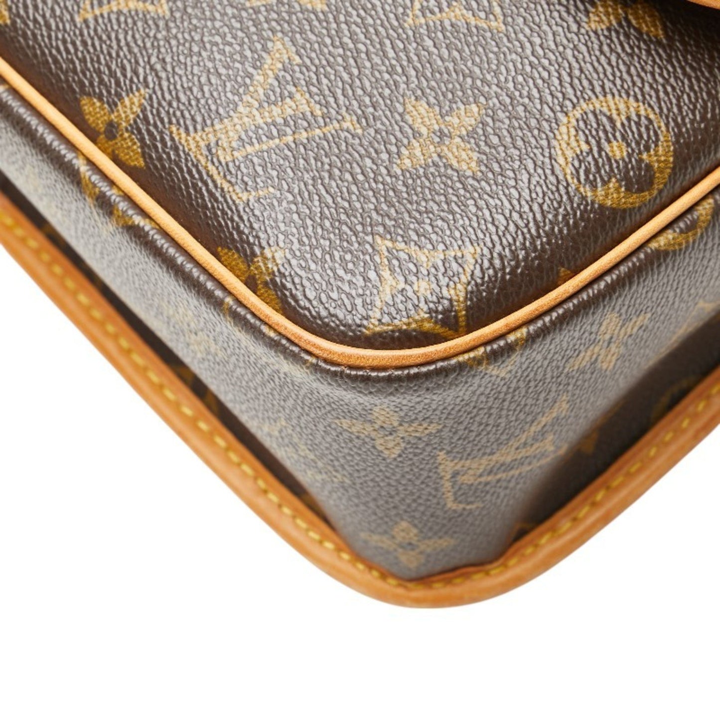 Louis Vuitton Monogram Sologne Shoulder Bag M42250 Brown Leather