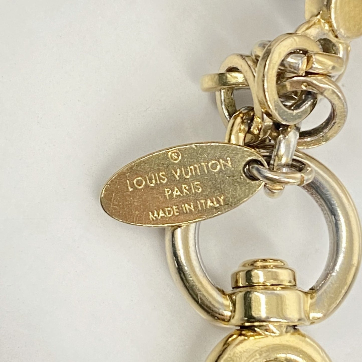 Louis Vuitton Porte-Cls Puzzle Keychain M65218 Gold/Black