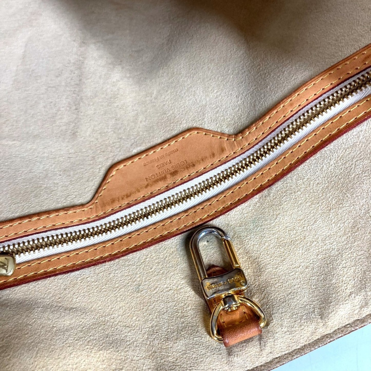 Louis Vuitton N51206 Damier Azur Hampstead Mm Tote Bag