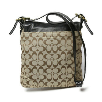 Coach Crossbody Signature 11436 Coach Black X Beige Shoulder Bag