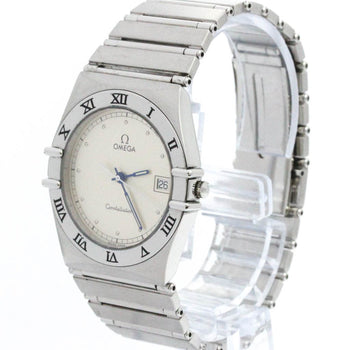 Polished Omega Constellation Stainless Steel Quartz