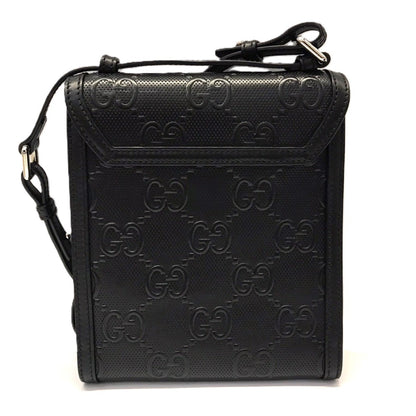 Leather Gucci Shoulder Bag Gg