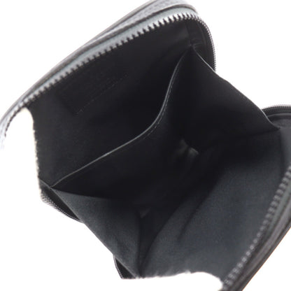 Louis Vuitton Utility Side Bag Shoulder M53298 Taurillon Leather Black Orange Body Pouch Vuitton