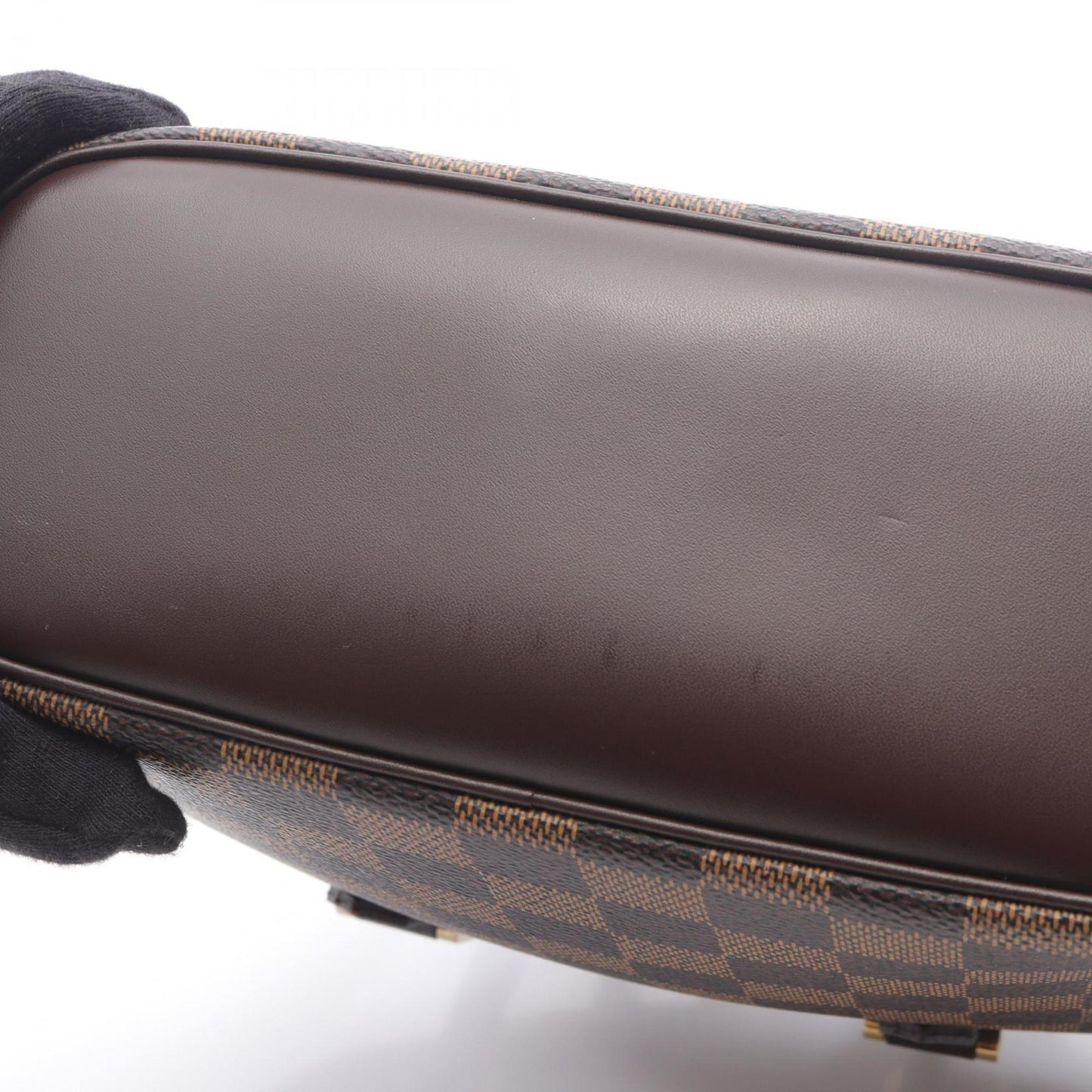 Louis Vuitton Saria Mini Damier Ebene Handbag