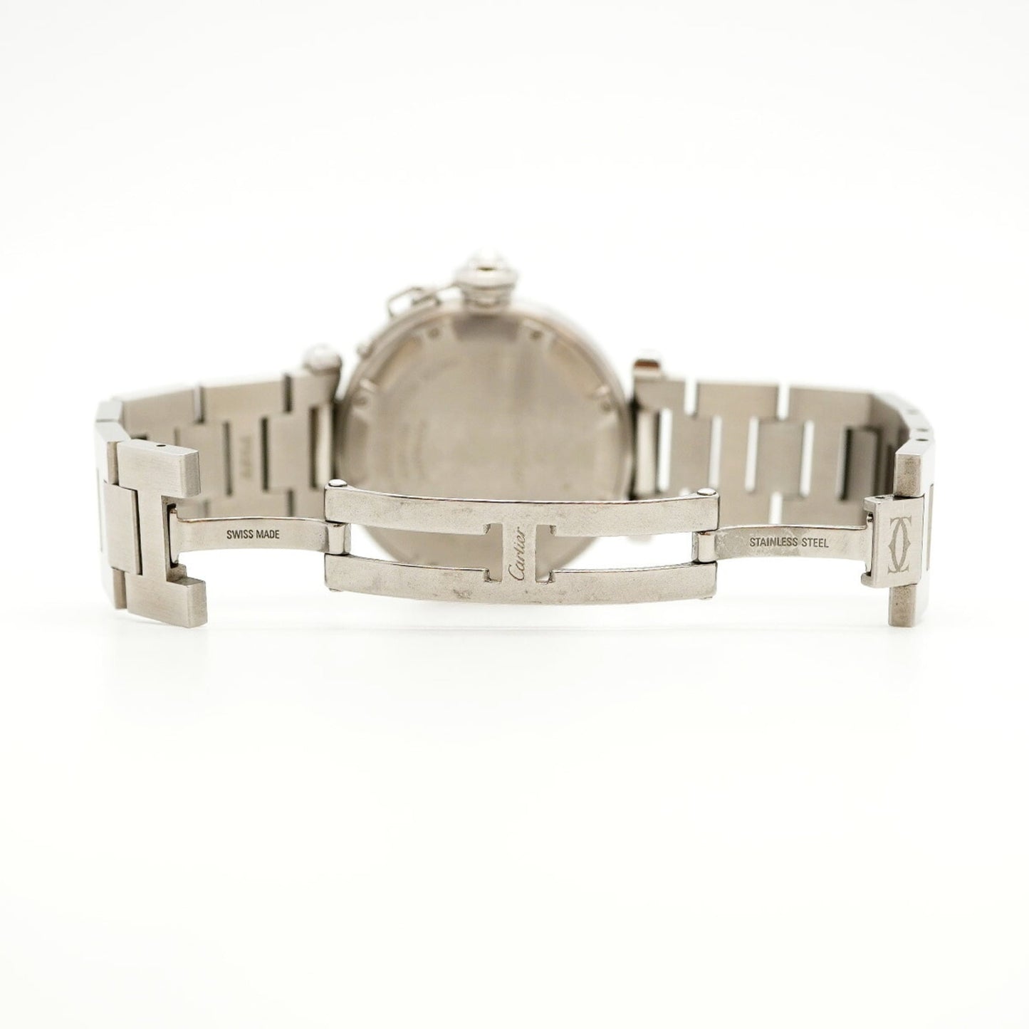 Cartier Pasha C W31043M7 Black Dial Watch