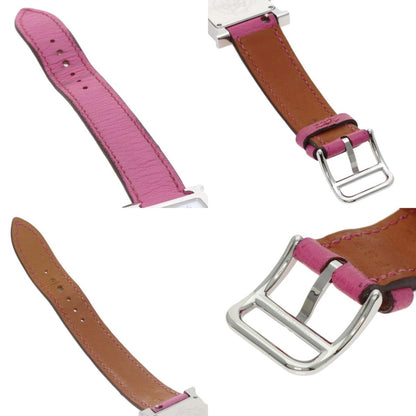Hermes Hh1.210 H Watch Stainless Steel Leather
