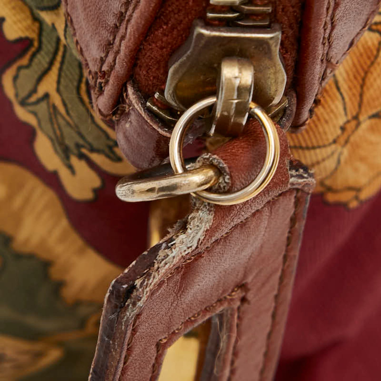 Salvatore Ferragamo Botanical Print Handbag/Shoulder Bag