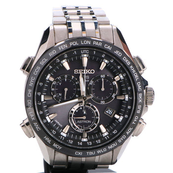 Seiko Sbxb003 Astron Prestige Line Titanium Chronograph Dual Time Gps Solar Watch