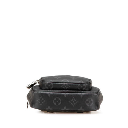 Louis Vuitton Monogram Eclipse Taiga Rama Outdoor Pochette M30755 Noir Black Leather