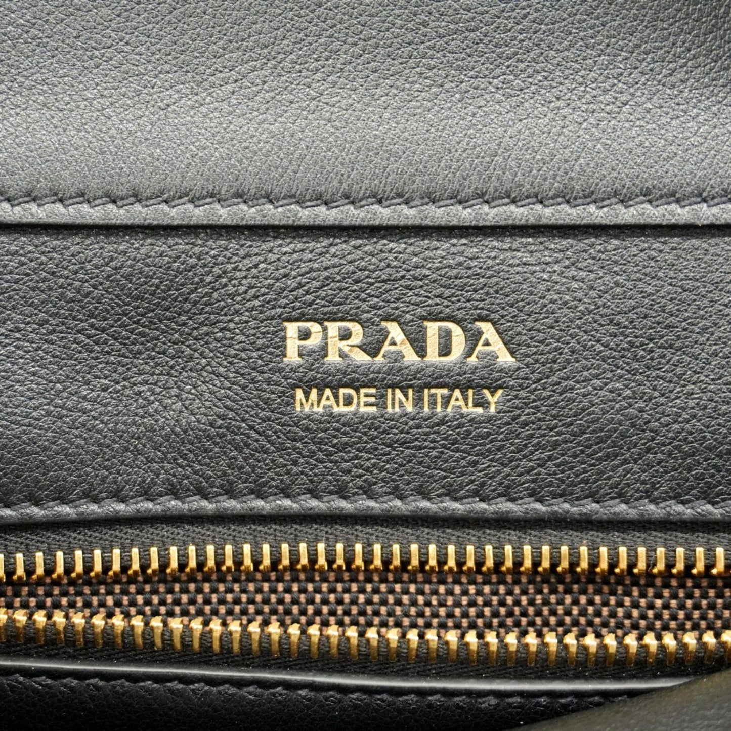 Prada Handbag Leather Black