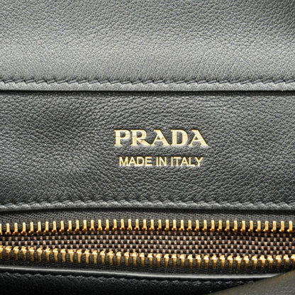 Prada Handbag Leather Black
