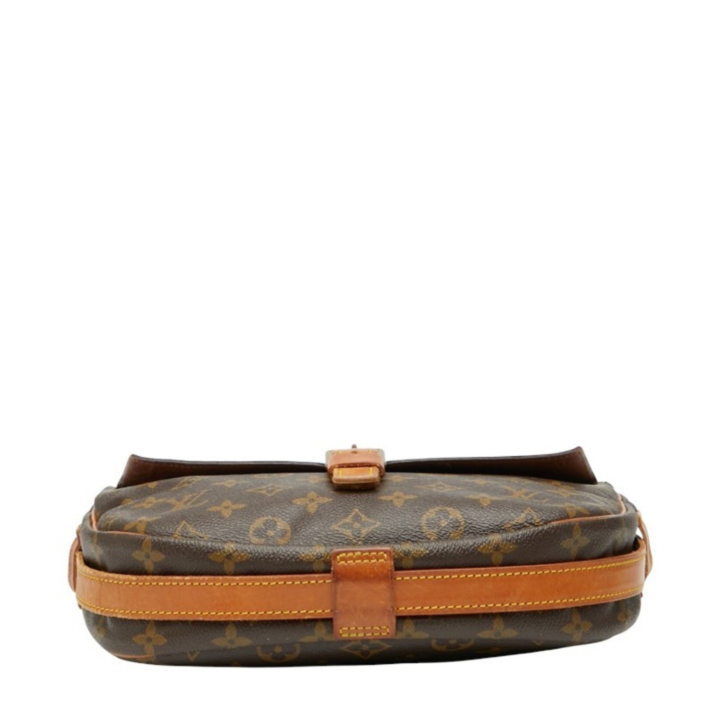 Louis Vuitton Monogram Jeune Fille Mm Crossbody Shoulder Bag M51226 Brown Leather