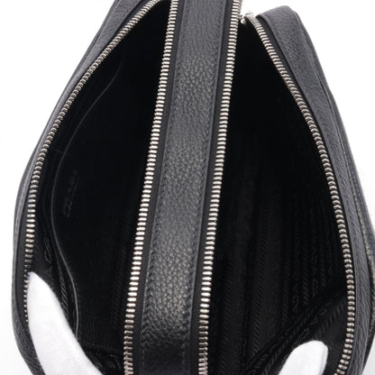 Prada Vit Daino Shoulder Bag Leather