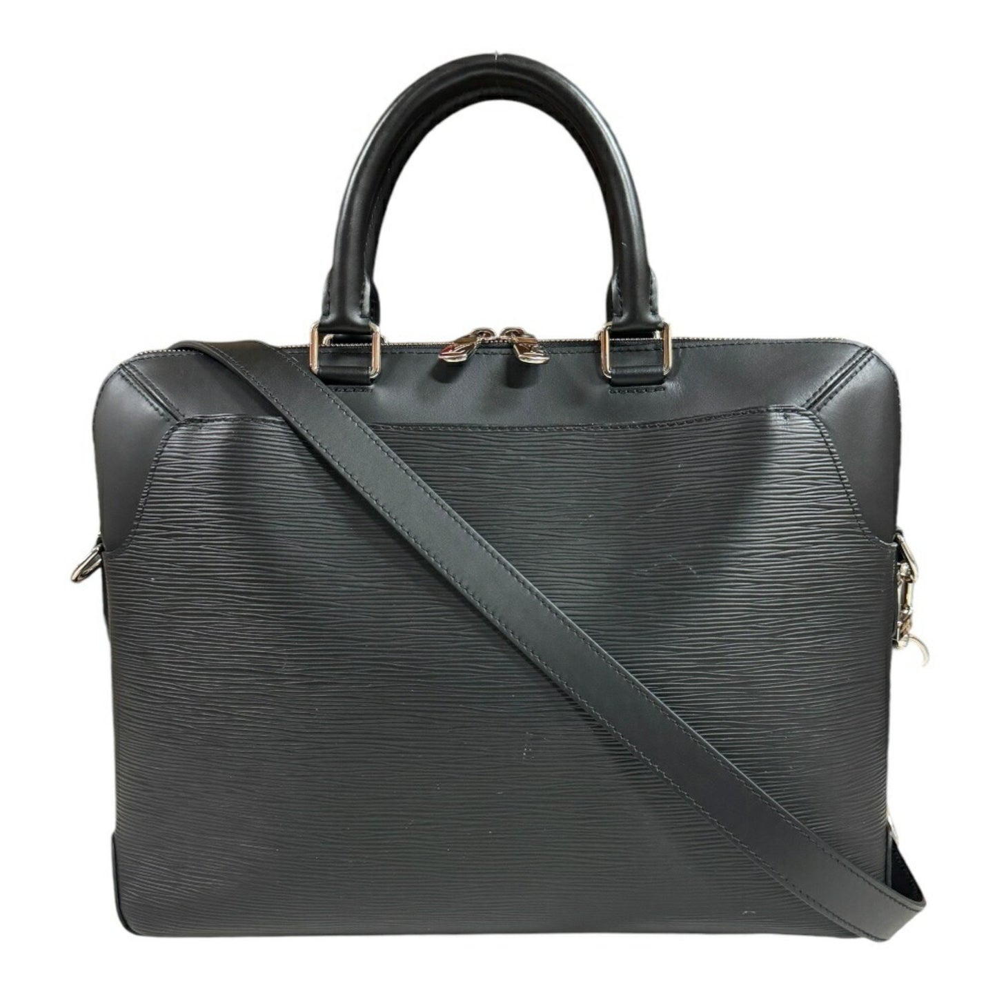 Louis Vuitton Oliver Epi Shoulder Bag Leather M51690 Black