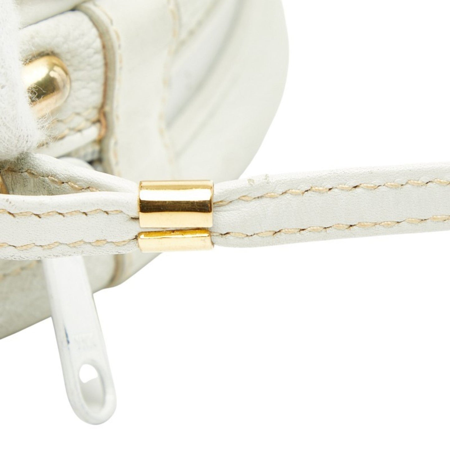 Gucci Old Crossbody Shoulder Bag 007 37 5575 White Leather