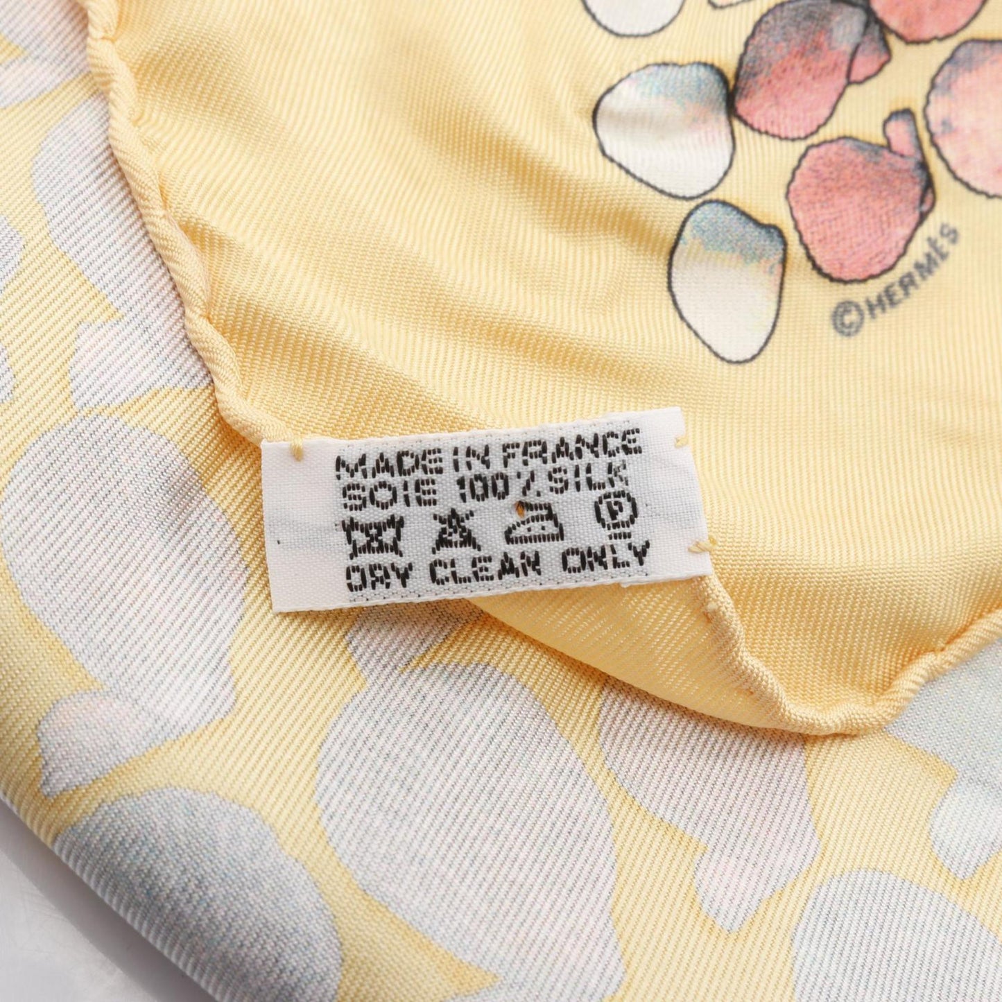 Hermes Herms Les Coquilles Petit Carr 45 Silk Scarf