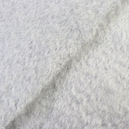 Loewe F655254X01 Mohair Wool Scarf With Anagram Leather Patch And Fringe