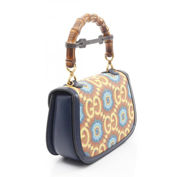 Gucci Bamboo 1947 Gg Logo Handbag