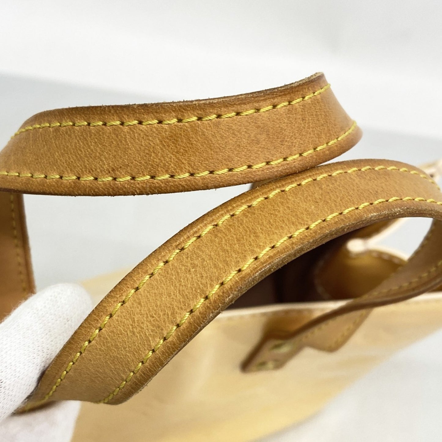 Louis Vuitton Vernis Reed Pm Handbag M91306 Marshmallow Pink