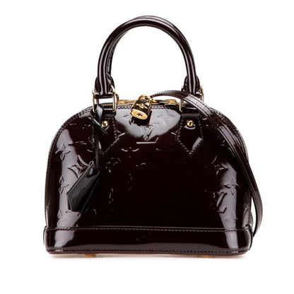 Louis Vuitton Monogram Vernis Alma Bb Handbag/Shoulder Bag
