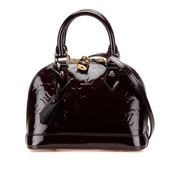 Louis Vuitton Monogram Vernis Alma Bb Handbag/Shoulder Bag