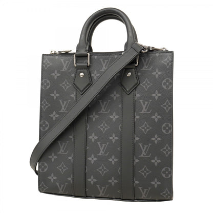 Louis Vuitton Monogram Eclipse Sac Plaque Tote Bag M46456 Black