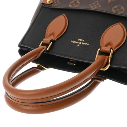 Louis Vuitton Monogram Fold Tote Bag In Noir/Wine Red (M45409) -