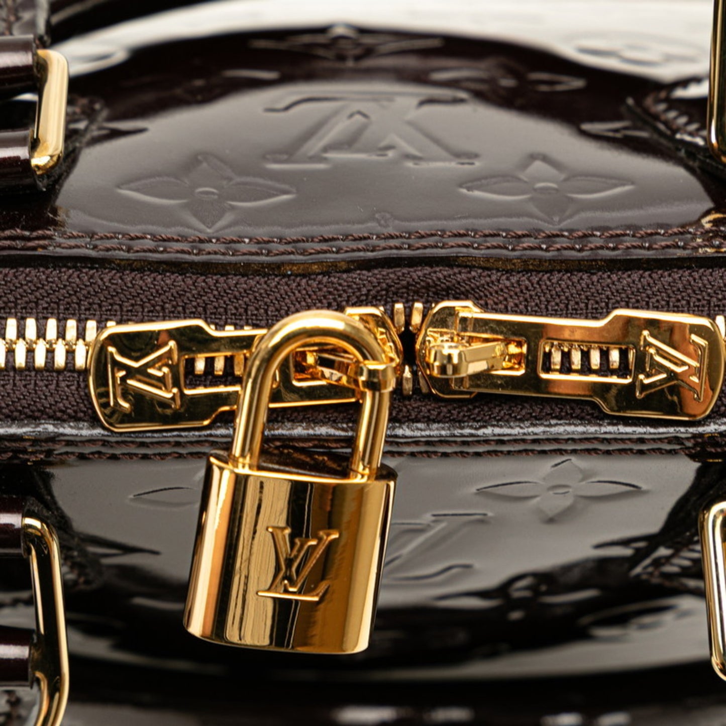 Louis Vuitton Monogram Vernis Alma Bb Handbag/Shoulder Bag