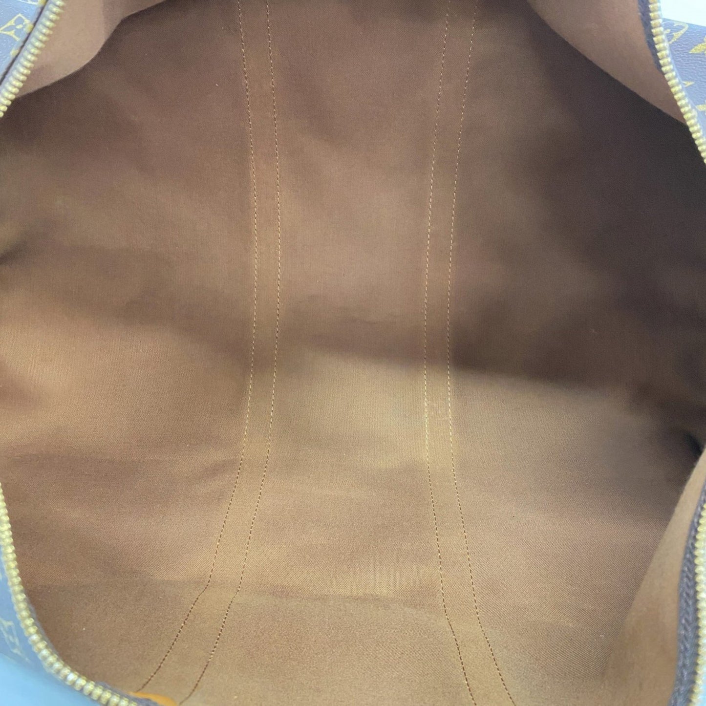 Louis Vuitton Monogram Keepall 55 Boston Bag M41424 Brown