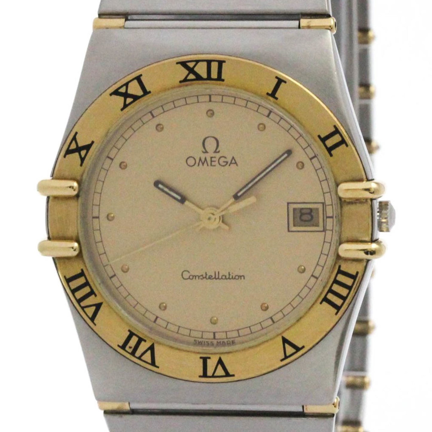 Omega Constellation 18K Gold Steel Quartz