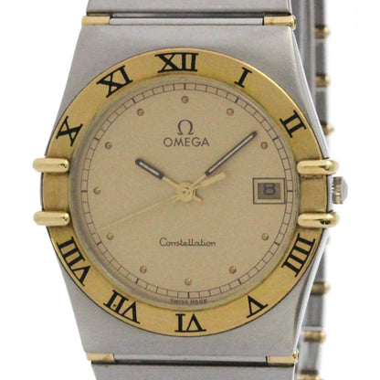 Omega Constellation 18K Gold Steel Quartz
