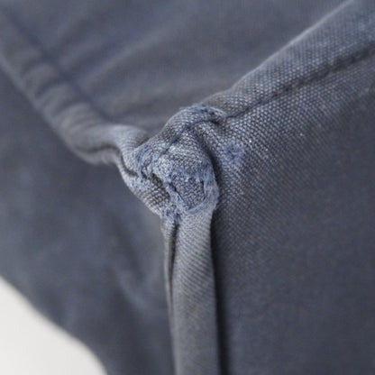 Hermes Herms Foule Tote Canvas Navy Bag