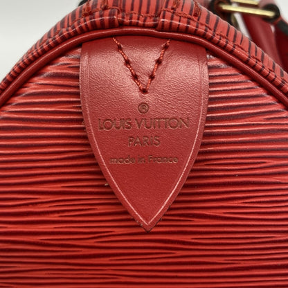 Louis Vuitton Epi Speedy 25 Handbag M43017 Castilian Red