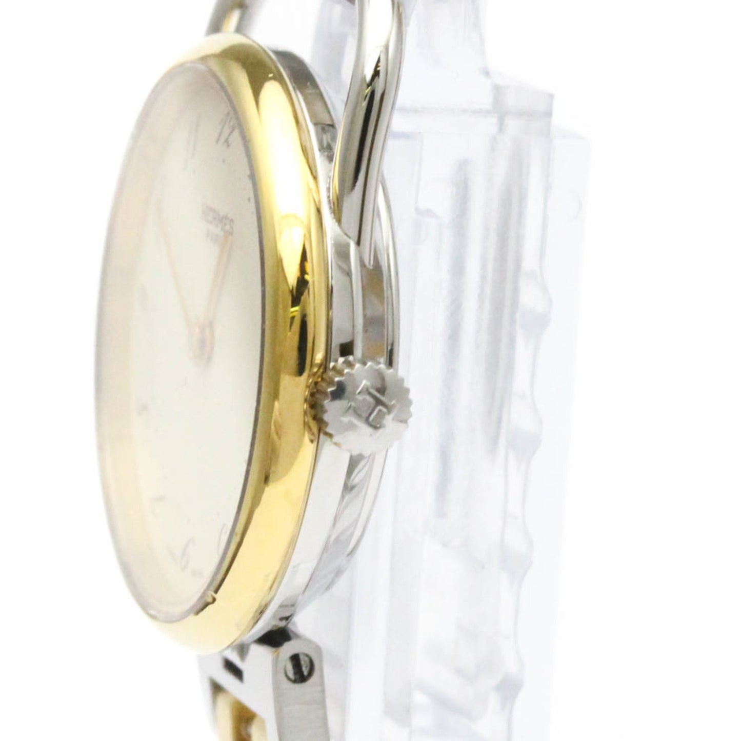Hermes Arceau Quartz Gold Plated Steel Quartz