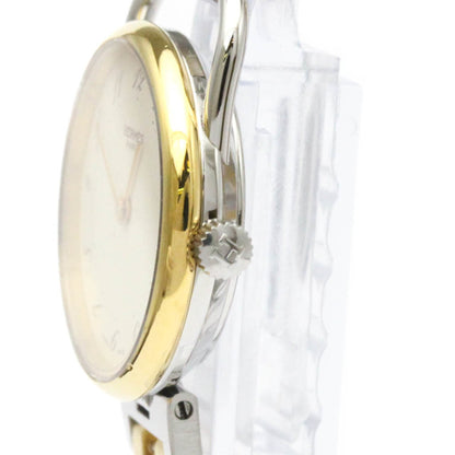 Hermes Arceau Quartz Gold Plated Steel Quartz