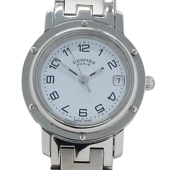 Herms Clipper Date Quartz Watch For Women
