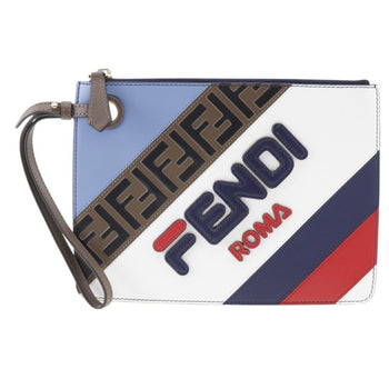Leather Fendi Clutch Bag