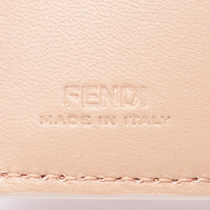 Fendi Micro Tri-Fold Wallet Leather