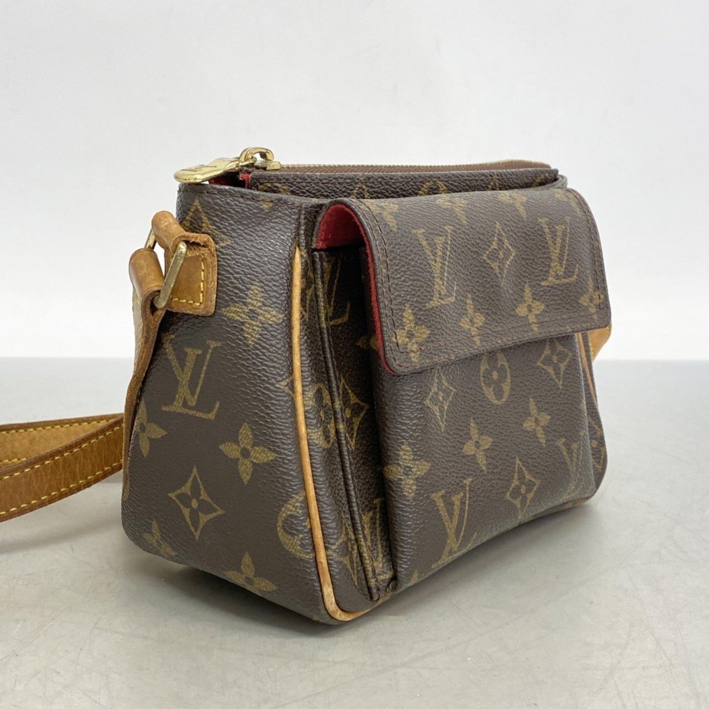 Louis Vuitton Monogram Viva Cite Pm Shoulder Bag M51165 Brown