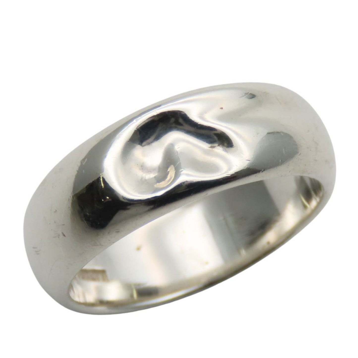 Tiffany & Co. Carved Heart Ring In Sterling Silver By Elsa Peretti