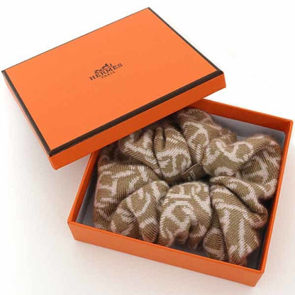 Hermes Herms Claudia Chaine D'Ancre Hair Scrunchie