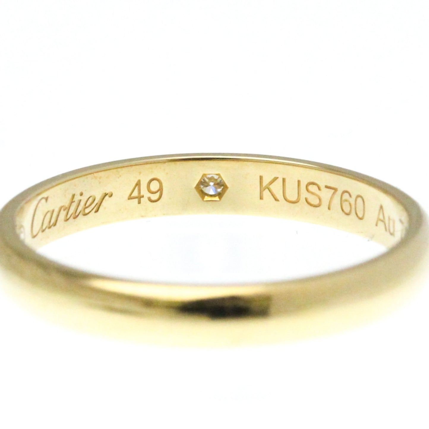 Cartier 1895 Wedding Ring Yellow Gold (18K) Fashion Diamond Band Ring Gold
