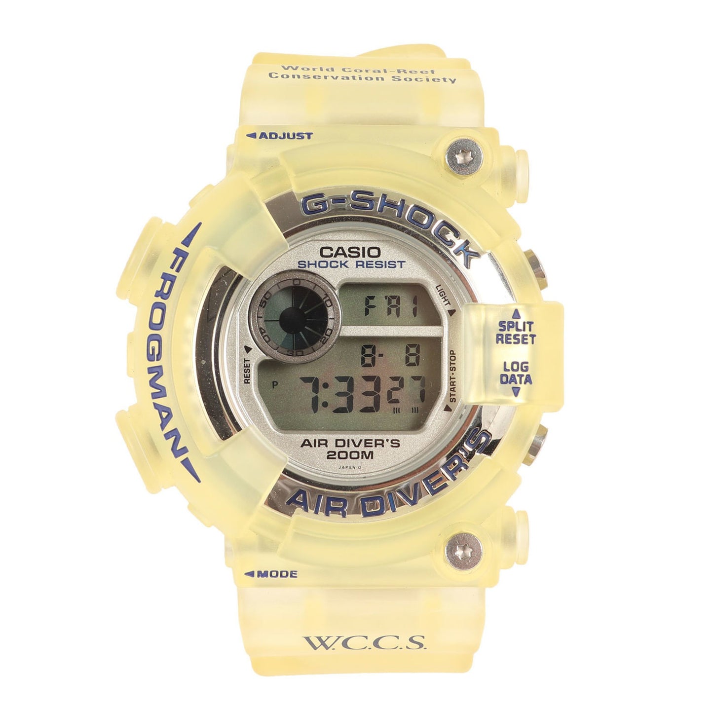 G-Shock 90S Dw-8250Wc-7Bt Frogman W.C.C.S. World Coral Reef Conservation Society Model Great Pavona