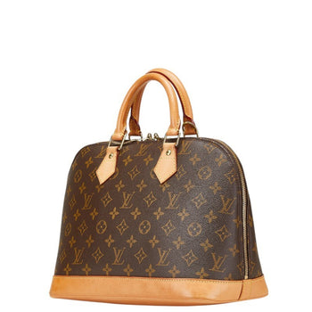 Louis Vuitton Monogram Alma Handbag M51130 Brown Leather