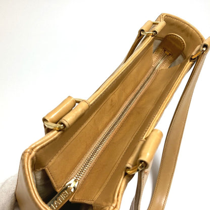 Chanel A17809 Cccc Mark Bag Semi-Shoulder Hand Bag Shawl Tote Bag Beige Goldhardware